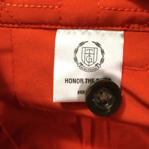 Honor the Gift Men’s Orange H Quilted Pants Size 30 - Picture 7 of 11